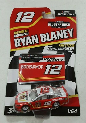 Ryan Blaney #12 NASCAR Authentics 2021 All Star Wave 1 BodyArmor 1:64 Diecast