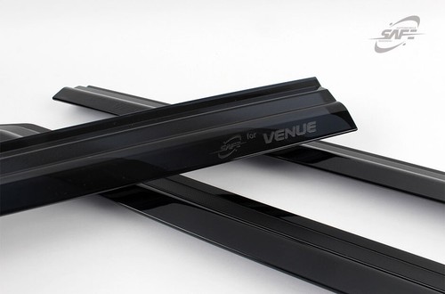 Smoke Tinted Weather shields 4pcs for 2025~ 2026 Hyundai All New Venue - Bild 4 von 8