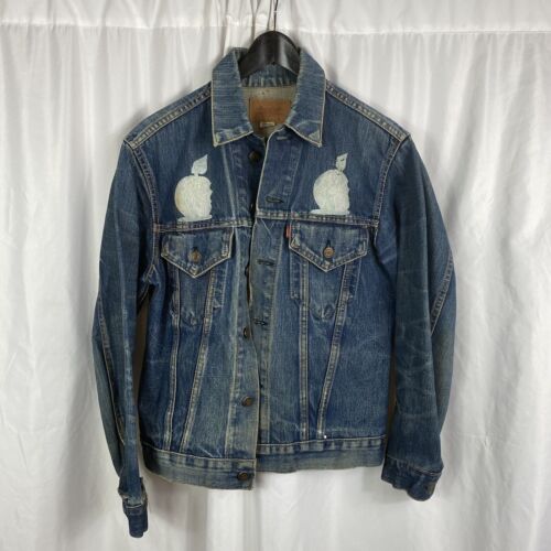 SAMPLE Levi's LVC Orange Tab Denim Shirt w/ Corduroy Flaps sz XS