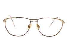 Diane Von Furstenberg 75 Gold Purple FRAMES Retro Large Oversized 53/19-140 mm