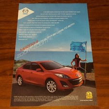 MAZDA 3 PRINT AD MAGAZINE ADVERTISEMENT CAR AND DRIVER 10 BEST JOY PRACTICALITY