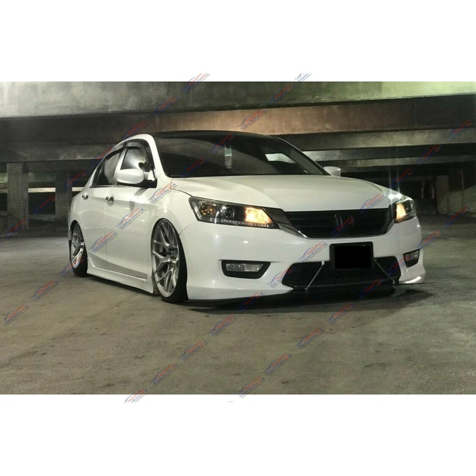 Комплект кузова для Honda Accord 2013-2017 седан 4 двери MOD стиль черные боковые юбки - Изображение 3 из 4