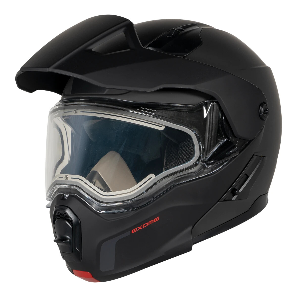 Ski-Doo Exome Radiant Snowmobile Modular Helmet Matte Black Large