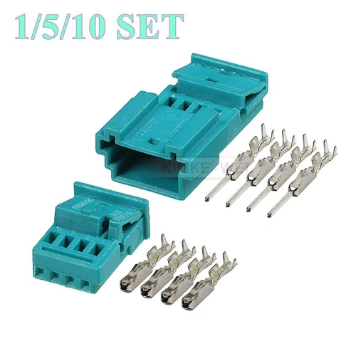 4 Pin MQS Automotive Male Female Connector Plug Socket Kit for BMW