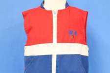 vintage 80s LEVIS OLYMPICS TEAM USA ZIP UP SLEEVELESS JACKET VEST YOUTH SMALL S