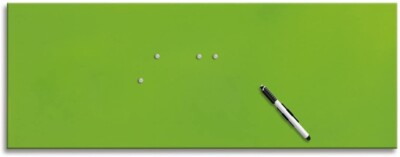 Eurographics Memo Board MB-Green, Grün, 30x80cm Magnet und Schreibtafel aus Glas