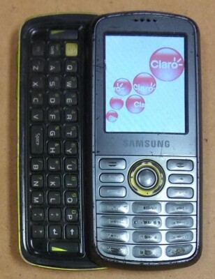 Samsung Gravity SGH-T459 - Gray ( Unlocked / Claro ) Very Rare Phone -White Back
