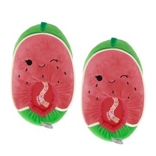 new Squishmallows Women's Size 11-12 Indoor Slippers - Wanda The Watermelon