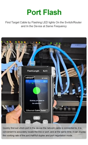 Network Cable Tester 、PING test/IP scan/network port speed Cable Tracker tool - Picture 14 of 24
