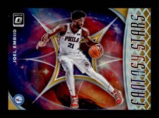 Joel Embiid #3 2019-20 Donruss Optic Fantasy Stars Orange Prizm 76ers SP /39
