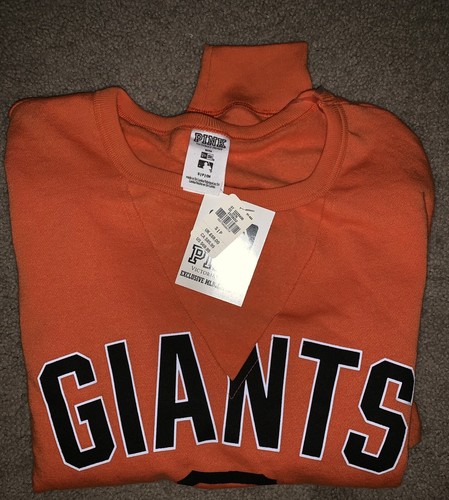 VS PINK MLB Cut Out Choker Sweater San Francisco Giants Size S (NWT) ***RARE*** - Picture 2 of 2
