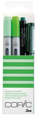 COPIC Marker ciao 4er Set ''Doodle Pack Green''