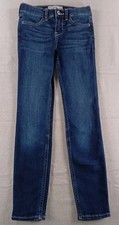 Abercrombie Kids Super Skinny Jeans Girls 9/10 Slim Dark Wash EUC