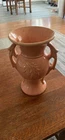 McCoy Double Handled Salmon Pink Vase 1940's
