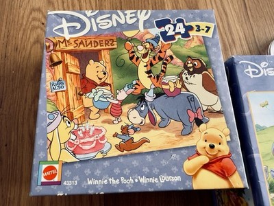 Two Disney Puzzle 24Pc Winnie The Pooh Birthday Tigger Eyore