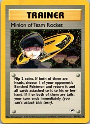 Minion of Team Rocket 113/132 Gym Heroes Uncommon Trainer