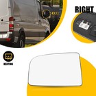 Right Door Side Mirror Glass Heated For Mercedes-Benz Sprinter 2500 3500 2010-18