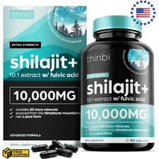 Pure Himalayan Shilajit Trace Minerals | With Ashwagandha, Gokshura Energy - USA