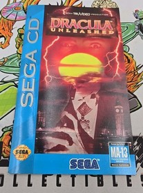 Dracula Unleashed (Sega CD, 1993) CIB Complete w/ Manual 