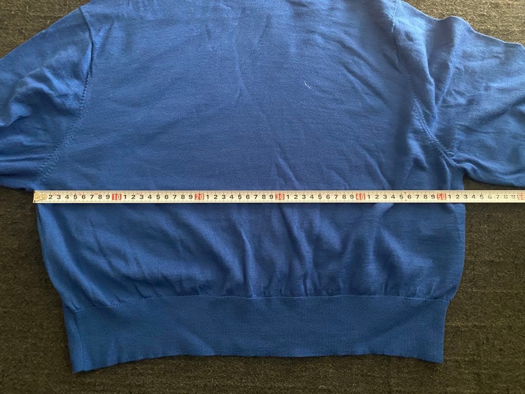 UNIQLO x J.W.Anderson Blue Turtleneck Sweater M with Ribbon Sleeves thumbnail 7