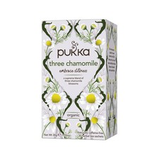 Image of Pukka -Three Chamomile Organic Herbal Tea 20 Tea Bags Sachets