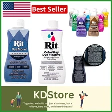 7 Oz. Rit DyeMore in Midnight Navy - Eco-Friendly Synthetic Fiber Dye & Fixative