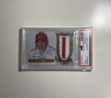 2022 Topps Dynasty SCOTT ROLEN #DAP-SR2 Reds /10 On Card Auto Patch PSA 9 Mint