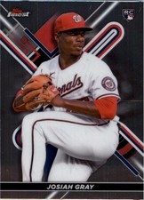 2022 Topps Finest Baseball Card #25 Josiah Gray RC