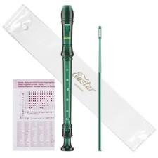 Eastar Soprano Recorder Instrument for Kids Students Beginners, German, Green