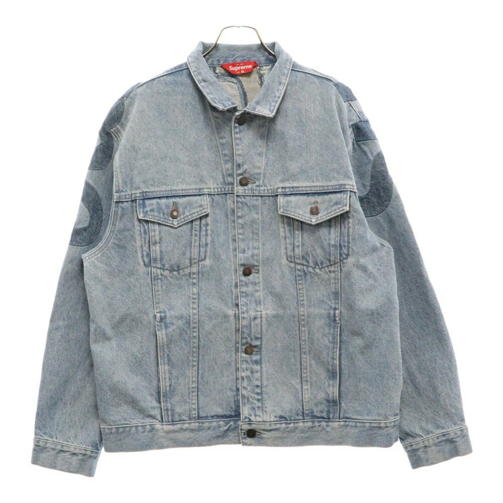 Veste camionneur denim logo encastré Supreme taille XL 22SS FkJ76