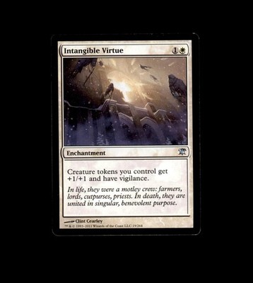 Intangible Virtue 19 Uncommon Innistrad Magic: The Gathering Lightly Played