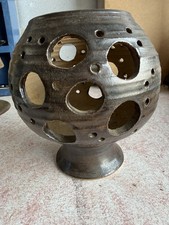 Vintage MCM Pottery Candle Holder