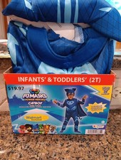 PJ Masks CATBOY Halloween Costume with Cape /Tail/headpiece Toddler Size 2T