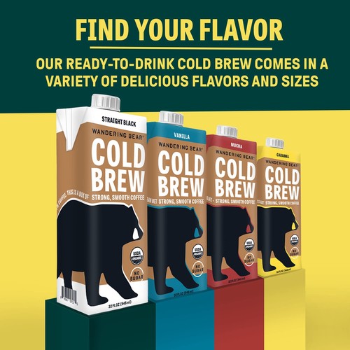 32 flüssige Unzen Cold Brew Kaffee 6er Pack Bio extra stark trinkfertig - Bild 6 von 8