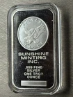 1oz American Silver Eagle Sunshine Minting Inc -  999 Fine Silver Bullion Bar