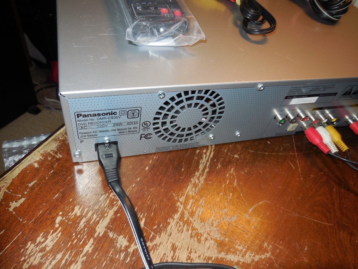 サムスン Panasonic DMH-EH75V HDD DVD VHS Panasonic DMR-EH75VS DVD recorder with 80GB hard drive and HiFi