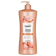 Suave Keratin Infusion Smoothing Shampoo For Frizzy Hair, 48HR Frizz Control, 28