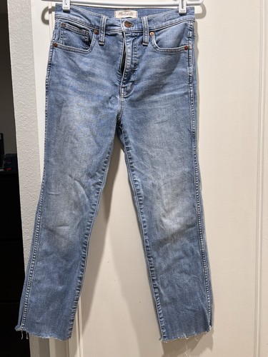 Madewell Women's Stovepipe Jeans Size 25 In Euclid Wash