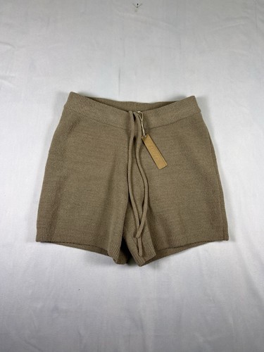 NWT Skims Cozy Knit Light Shorts Desert Size S