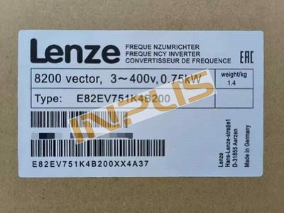 E82EV751K4B200 NEW LENZE E82EV751_4B200 Inverter 8200 Vector 3-400v 0.75kW Fast