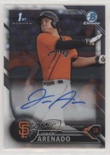 2016 Bowman Chrome Prospects Auto Jonah Arenado #BCAP-JA Auto 1o3