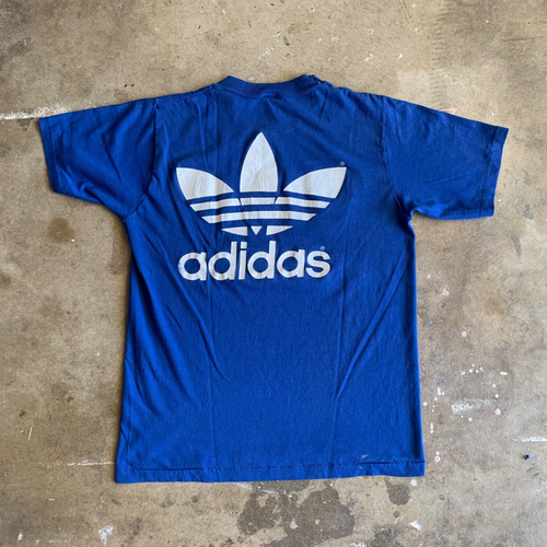 CAMISETA ADIDAS TRÉBOL VINTAGE AÑOS 70 - 80 HOMBRE TALLA S SUAVE FINA DESGASTADA NIKE - Imagen 8 de 13