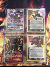Pokémon Umbreon Lot GX EX + Shiny Umbreon & Greninja Gold Star Promo Cards NM