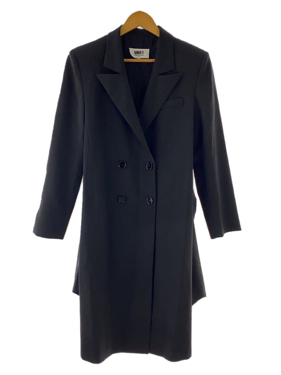 ALTRA MM6 altro cappotto 36 lana nero S52AA0093