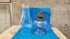 Vintage Kerosene Finger Lamp with Globe — photo 4