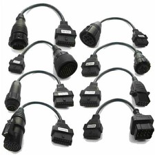 8PCS/Set OBD2 Truck Cables for Autocom CDP Pro Diagnostic Interface Scanner F1