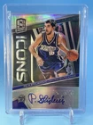 2018-19 Spectra ~ PEJA STOJAKOVIC ~ Icons PRIZM Silver Auto #'d/75 ~ Kings🔥
