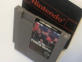 Mike Tyson&rsquo;s Punch-Out!!  NES Nintendo Cartridge & Dustcover