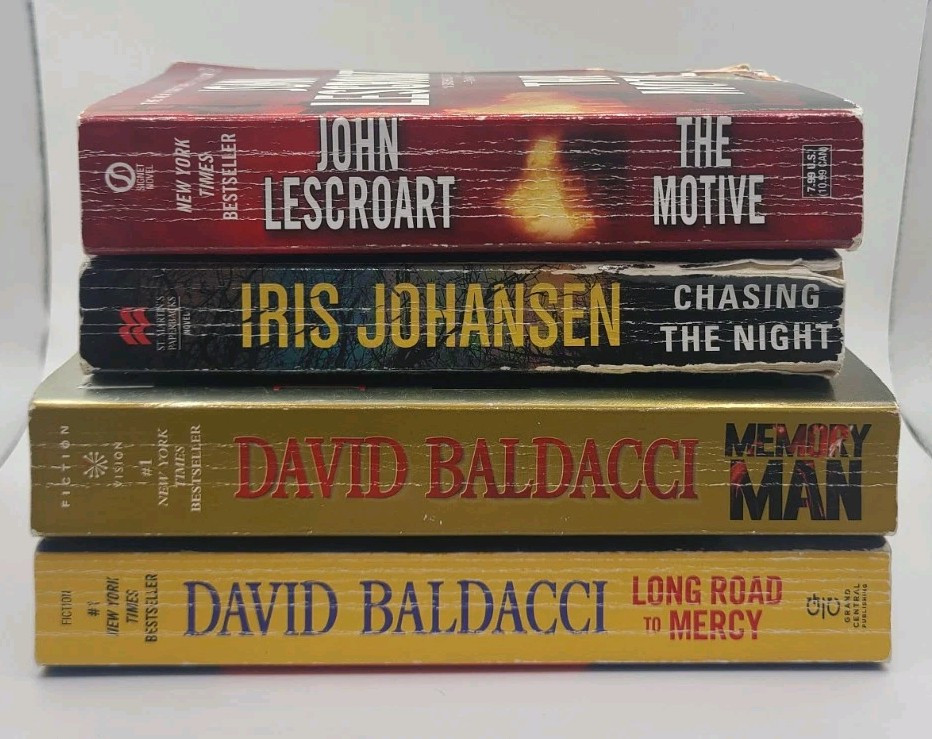 Thriller/Crime Novel Lot Of 4