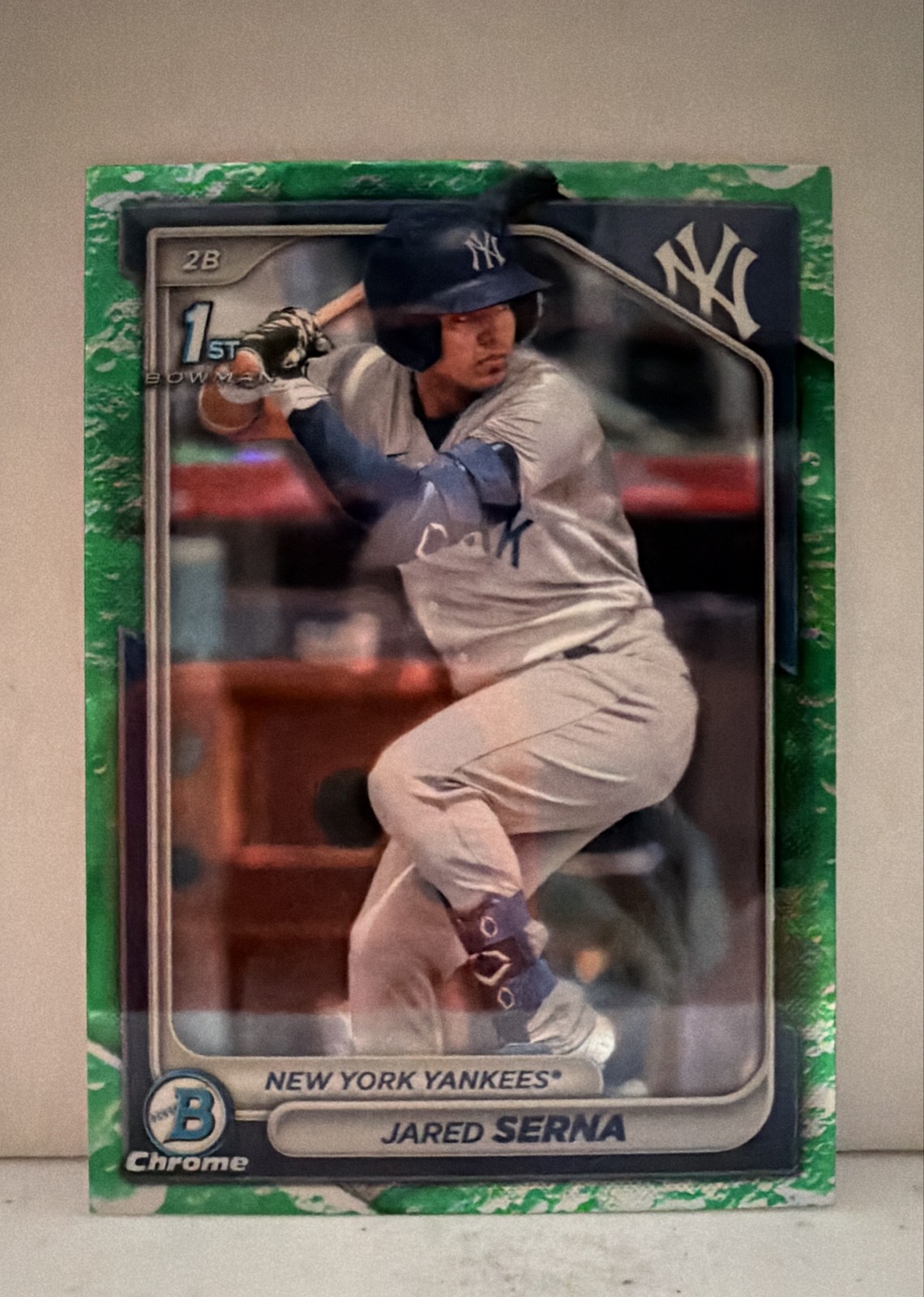 2024 Bowman - Chrome Prospects Jared Serna #BCP-68 Lunar Glow Refractor (RC)